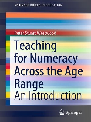 cover image of Teaching for Numeracy Across the Age Range